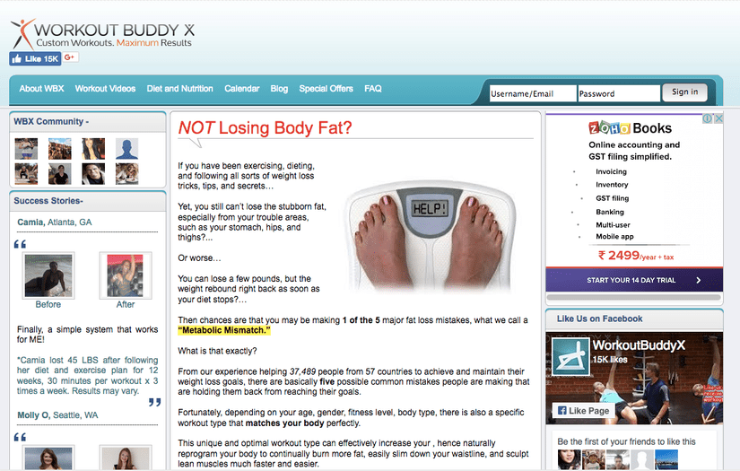 workout buddyx screenshot 1